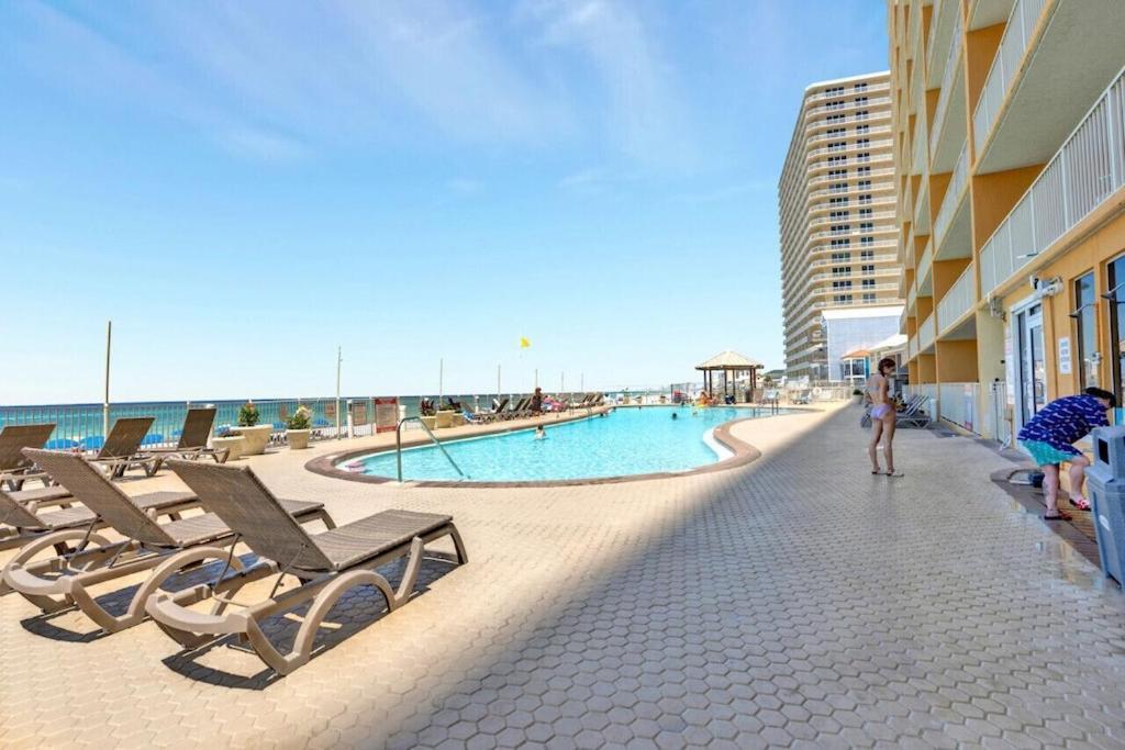 Treasure Island 707 - Gulf Front, Sunset Views, Heated Resort Pool & Hot Tub! Панама-Сити Экстерьер фото